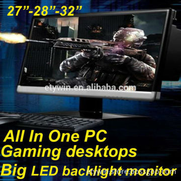 New invention of computer all in one pc ,buy computer with 27"LED monitor computer hardware ,assembled desktop computer gaming